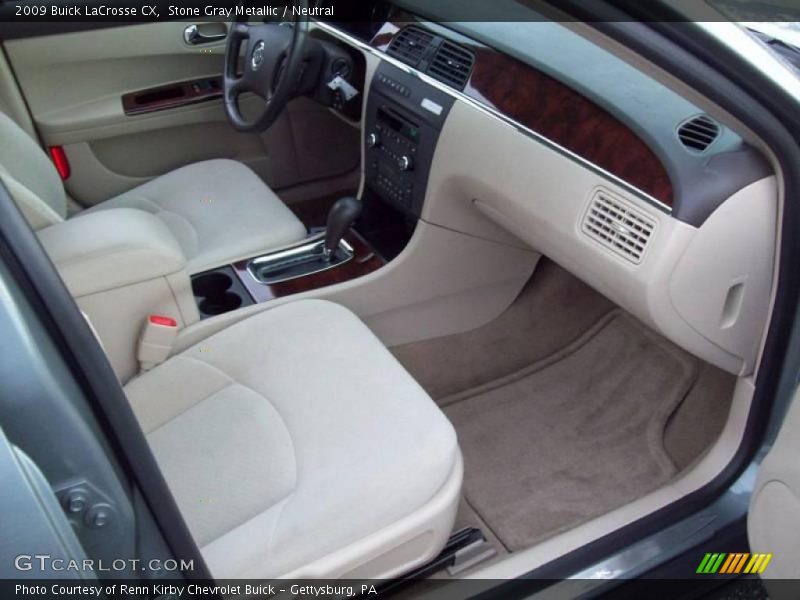 Stone Gray Metallic / Neutral 2009 Buick LaCrosse CX