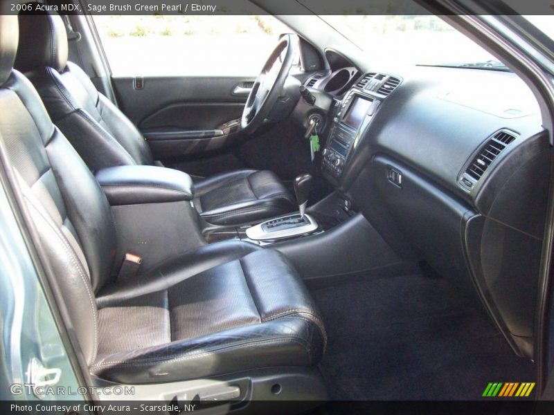 Sage Brush Green Pearl / Ebony 2006 Acura MDX