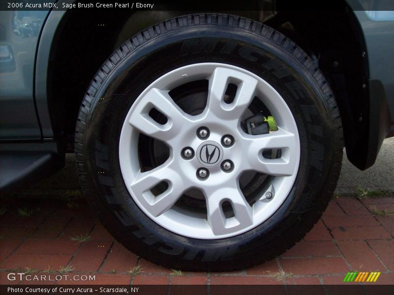 Sage Brush Green Pearl / Ebony 2006 Acura MDX