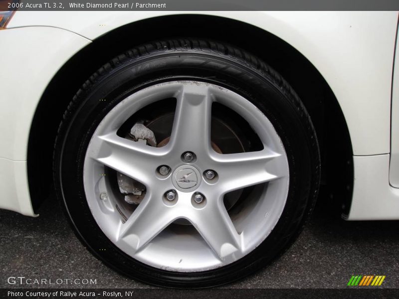 White Diamond Pearl / Parchment 2006 Acura TL 3.2