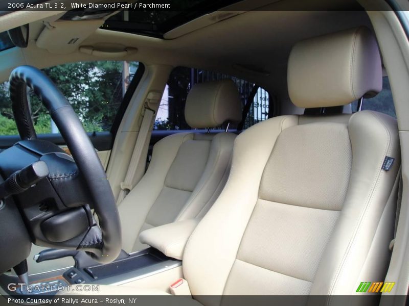 White Diamond Pearl / Parchment 2006 Acura TL 3.2