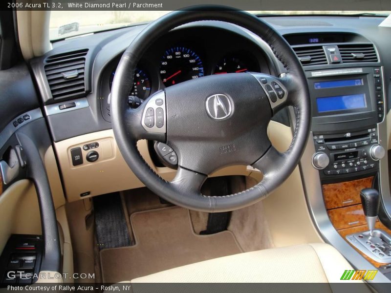 White Diamond Pearl / Parchment 2006 Acura TL 3.2
