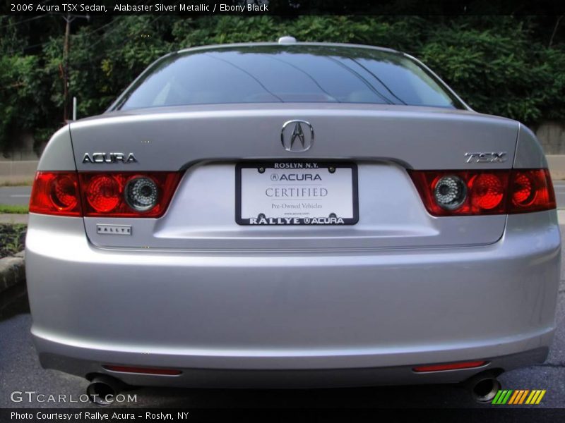 Alabaster Silver Metallic / Ebony Black 2006 Acura TSX Sedan