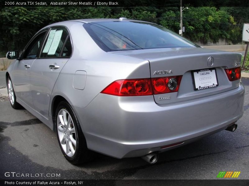 Alabaster Silver Metallic / Ebony Black 2006 Acura TSX Sedan