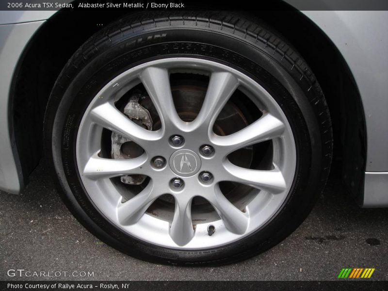 Alabaster Silver Metallic / Ebony Black 2006 Acura TSX Sedan