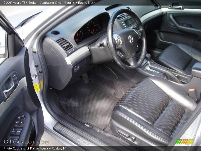 Alabaster Silver Metallic / Ebony Black 2006 Acura TSX Sedan