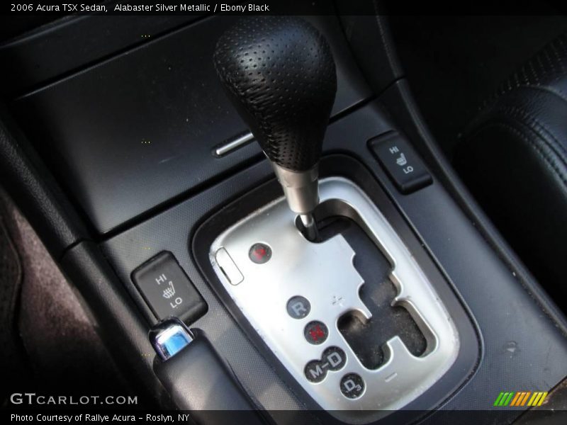 Alabaster Silver Metallic / Ebony Black 2006 Acura TSX Sedan