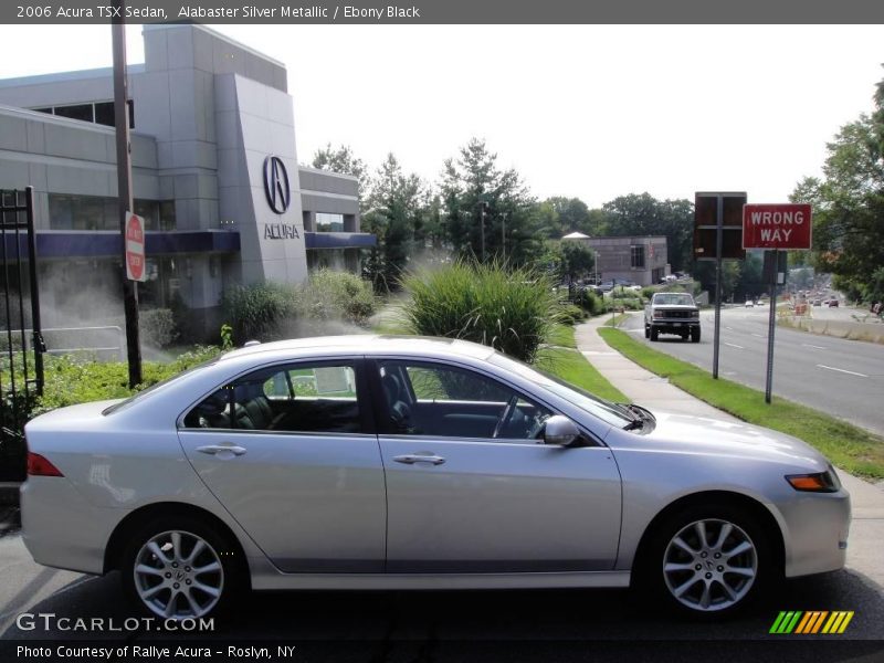 Alabaster Silver Metallic / Ebony Black 2006 Acura TSX Sedan