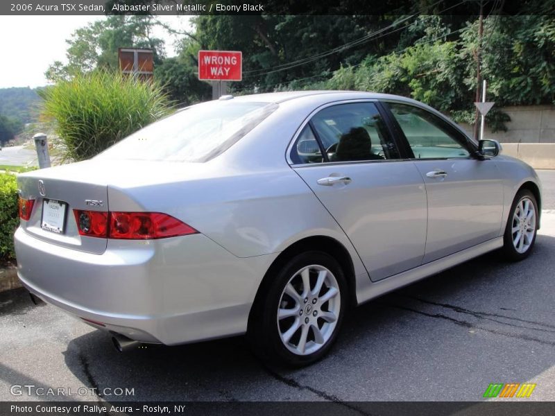 Alabaster Silver Metallic / Ebony Black 2006 Acura TSX Sedan