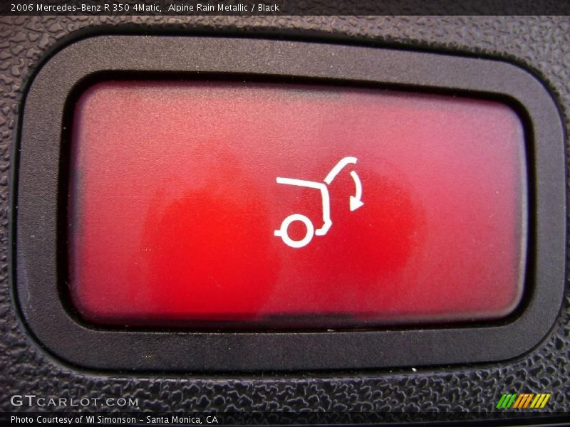 Alpine Rain Metallic / Black 2006 Mercedes-Benz R 350 4Matic