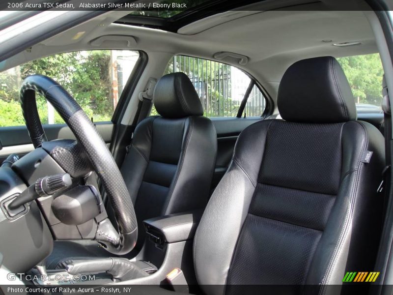 Alabaster Silver Metallic / Ebony Black 2006 Acura TSX Sedan