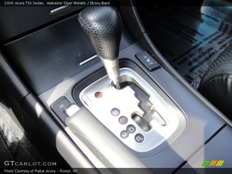 Alabaster Silver Metallic / Ebony Black 2006 Acura TSX Sedan