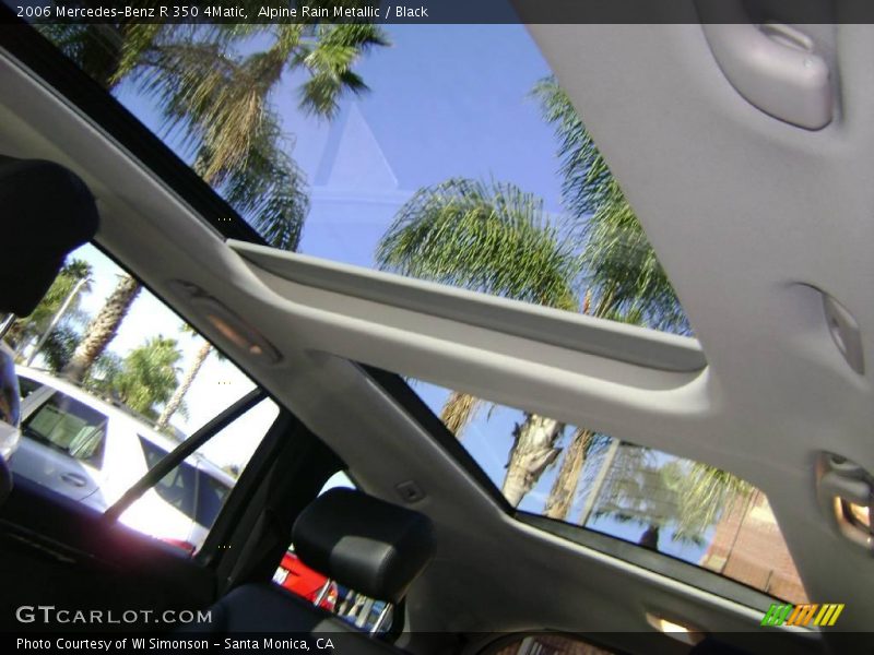 Alpine Rain Metallic / Black 2006 Mercedes-Benz R 350 4Matic