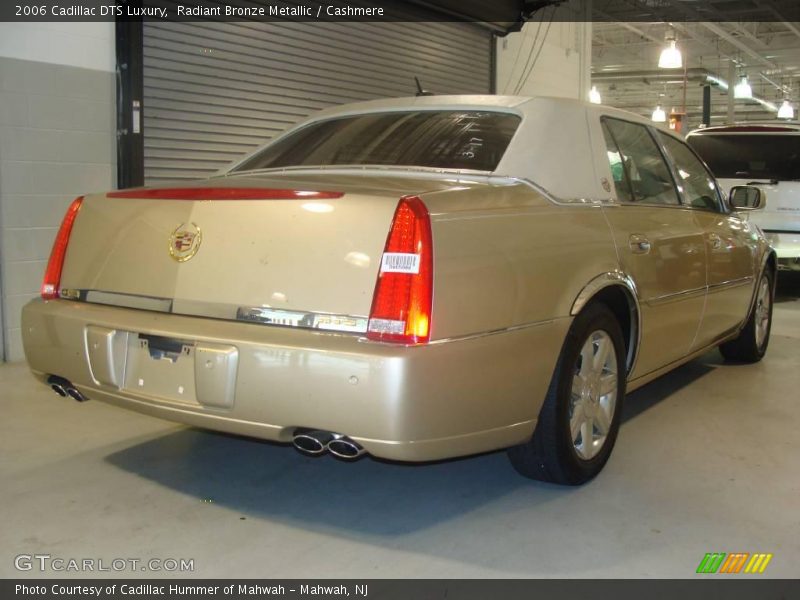 Radiant Bronze Metallic / Cashmere 2006 Cadillac DTS Luxury