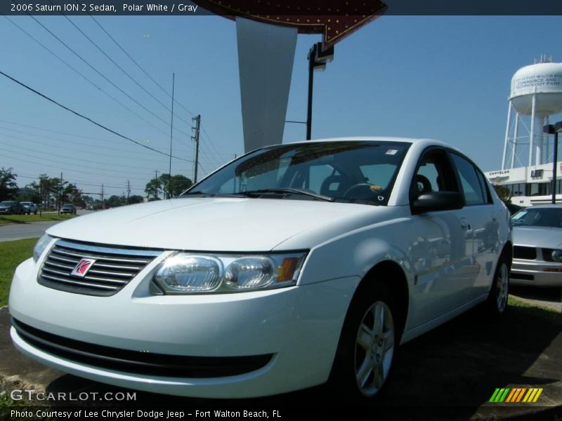 Polar White / Gray 2006 Saturn ION 2 Sedan