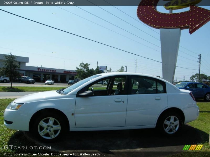Polar White / Gray 2006 Saturn ION 2 Sedan
