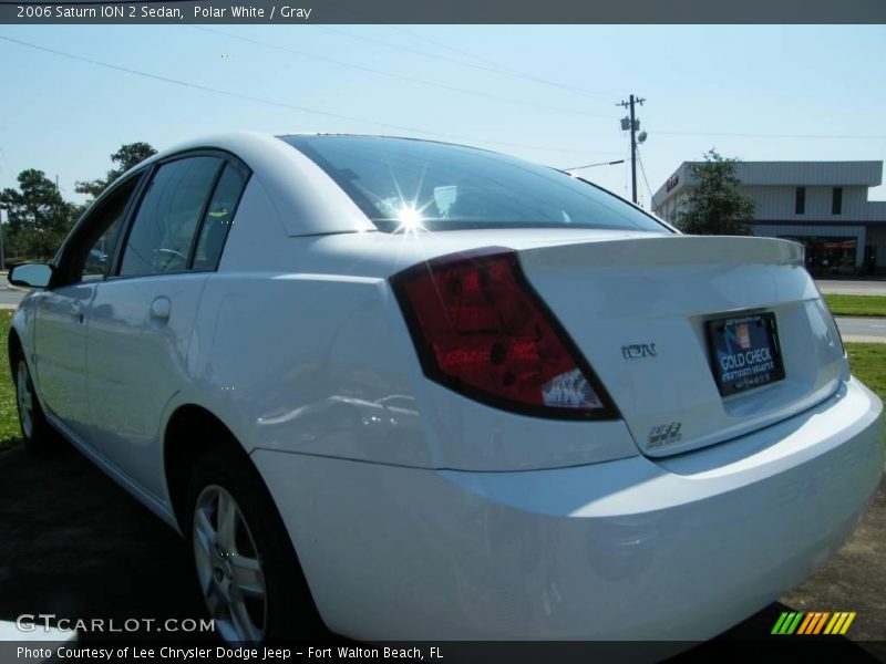 Polar White / Gray 2006 Saturn ION 2 Sedan