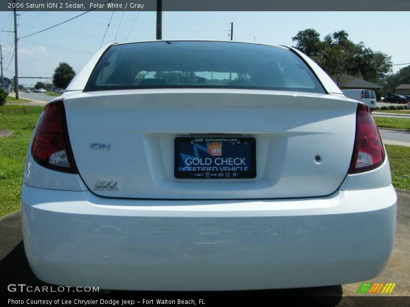 Polar White / Gray 2006 Saturn ION 2 Sedan