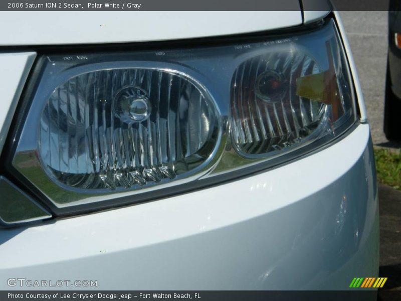Polar White / Gray 2006 Saturn ION 2 Sedan