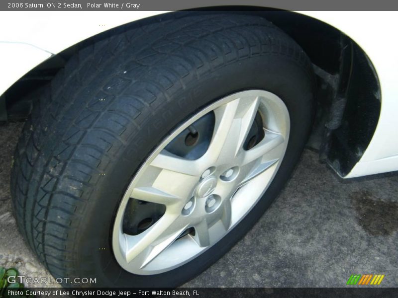 Polar White / Gray 2006 Saturn ION 2 Sedan