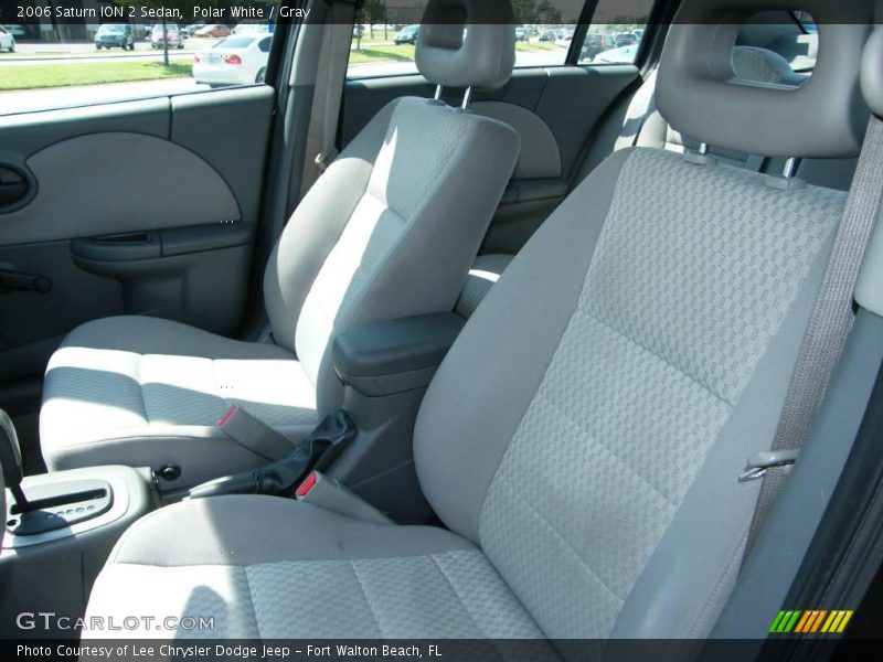 Polar White / Gray 2006 Saturn ION 2 Sedan
