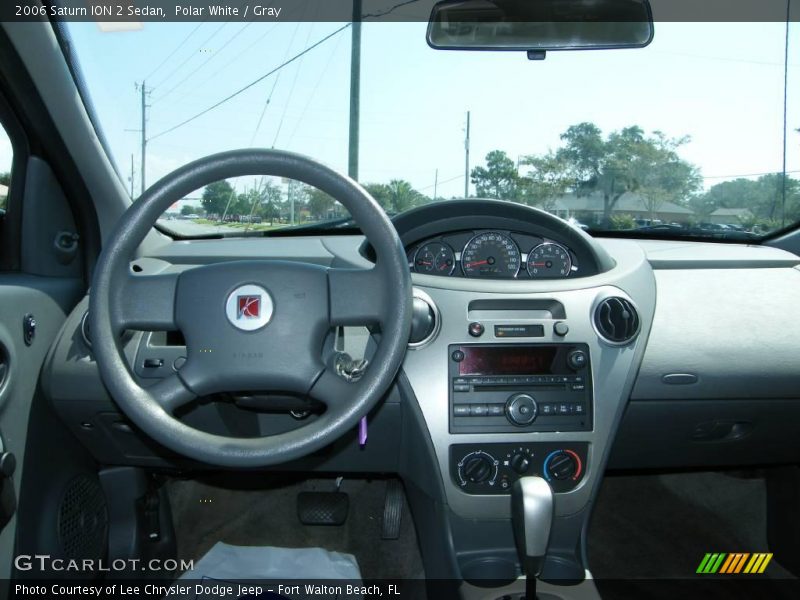Polar White / Gray 2006 Saturn ION 2 Sedan