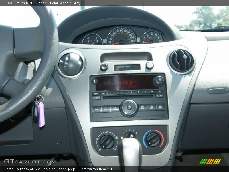 Polar White / Gray 2006 Saturn ION 2 Sedan