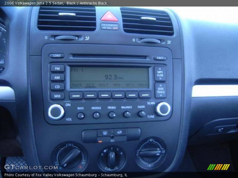 Black / Anthracite Black 2006 Volkswagen Jetta 2.5 Sedan