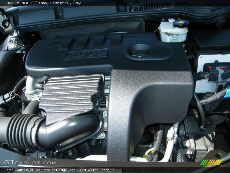 Polar White / Gray 2006 Saturn ION 2 Sedan