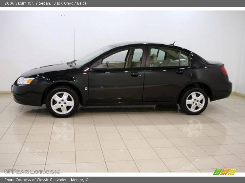 Black Onyx / Beige 2006 Saturn ION 2 Sedan