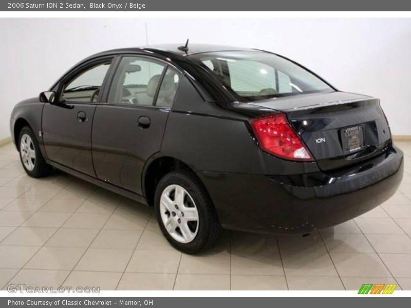 Black Onyx / Beige 2006 Saturn ION 2 Sedan