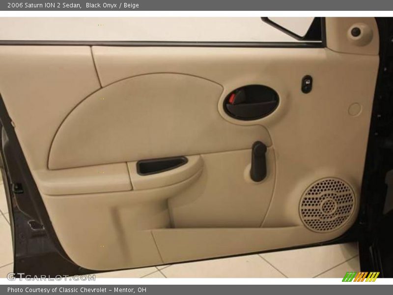 Black Onyx / Beige 2006 Saturn ION 2 Sedan