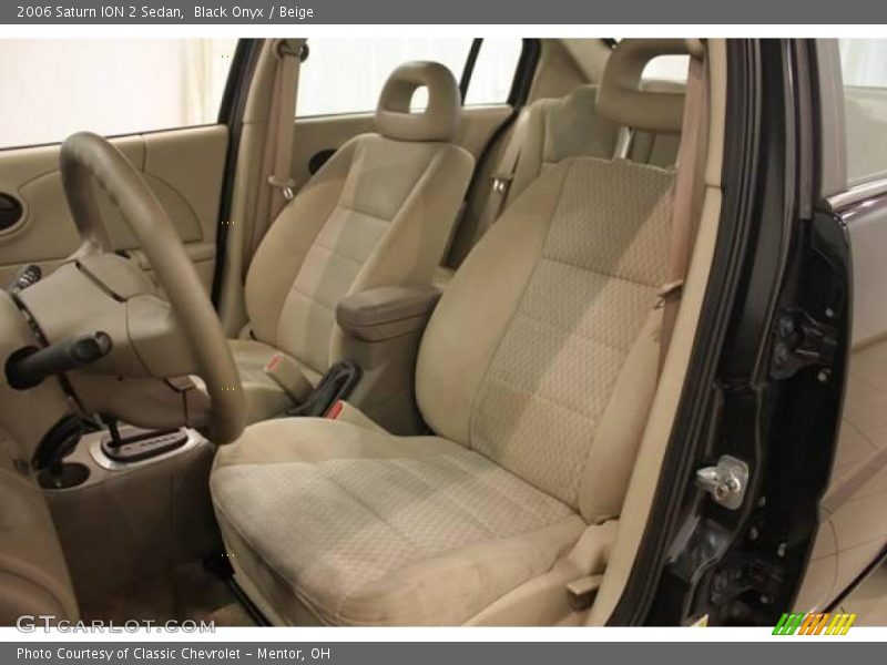 Black Onyx / Beige 2006 Saturn ION 2 Sedan