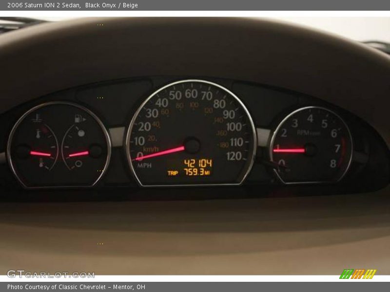 Black Onyx / Beige 2006 Saturn ION 2 Sedan
