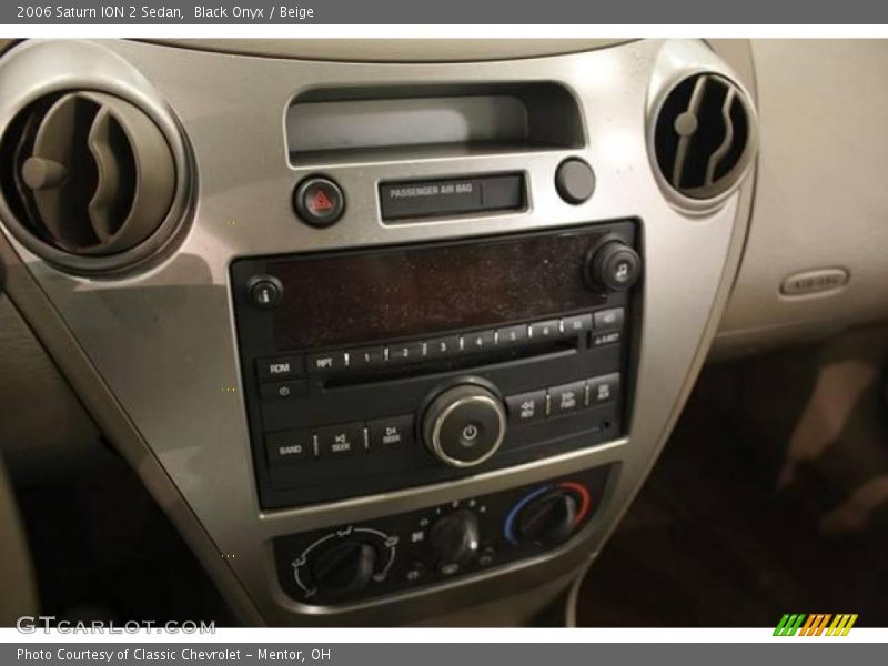 Black Onyx / Beige 2006 Saturn ION 2 Sedan