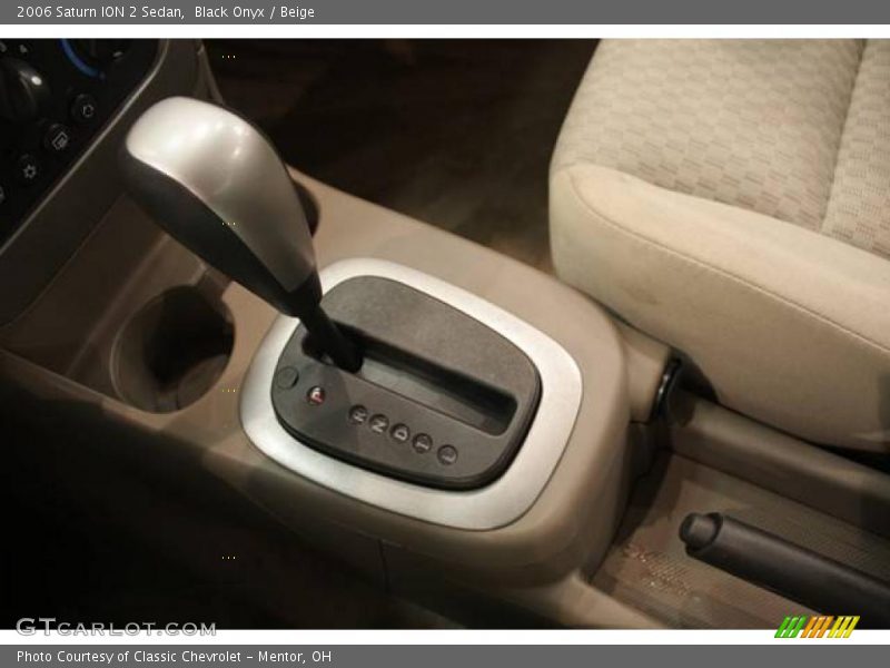 Black Onyx / Beige 2006 Saturn ION 2 Sedan