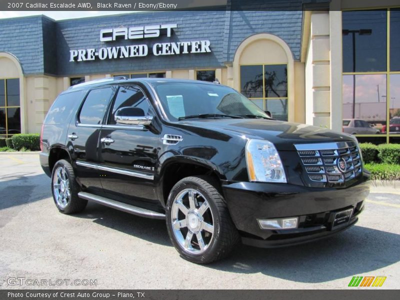 Black Raven / Ebony/Ebony 2007 Cadillac Escalade AWD