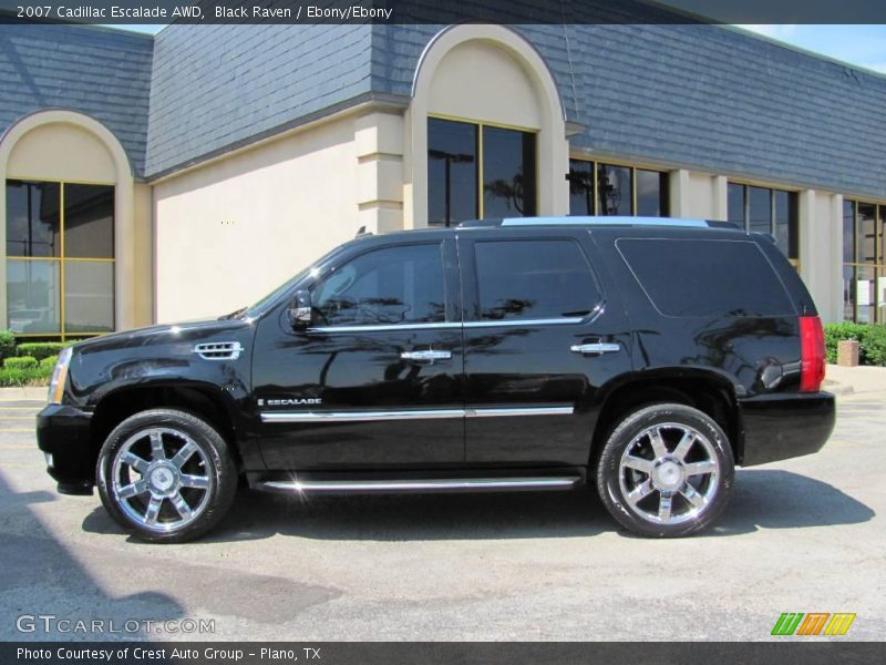 Black Raven / Ebony/Ebony 2007 Cadillac Escalade AWD