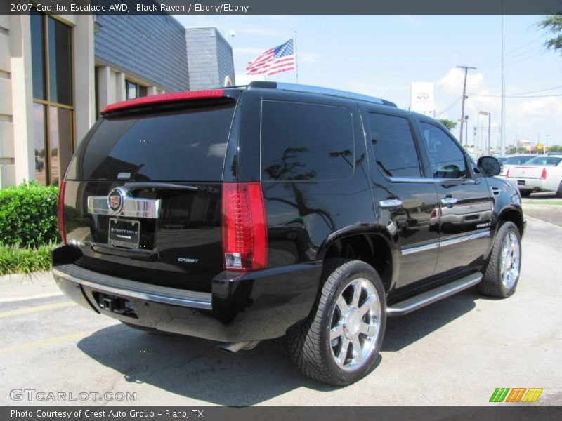 Black Raven / Ebony/Ebony 2007 Cadillac Escalade AWD