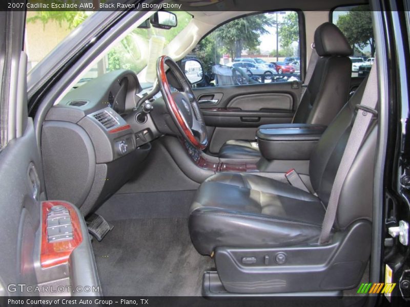 Black Raven / Ebony/Ebony 2007 Cadillac Escalade AWD
