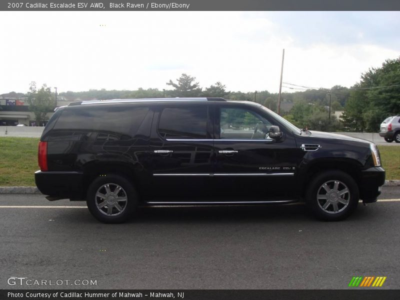 Black Raven / Ebony/Ebony 2007 Cadillac Escalade ESV AWD