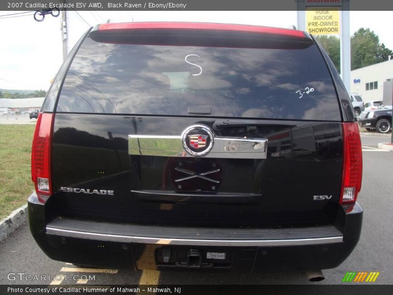 Black Raven / Ebony/Ebony 2007 Cadillac Escalade ESV AWD