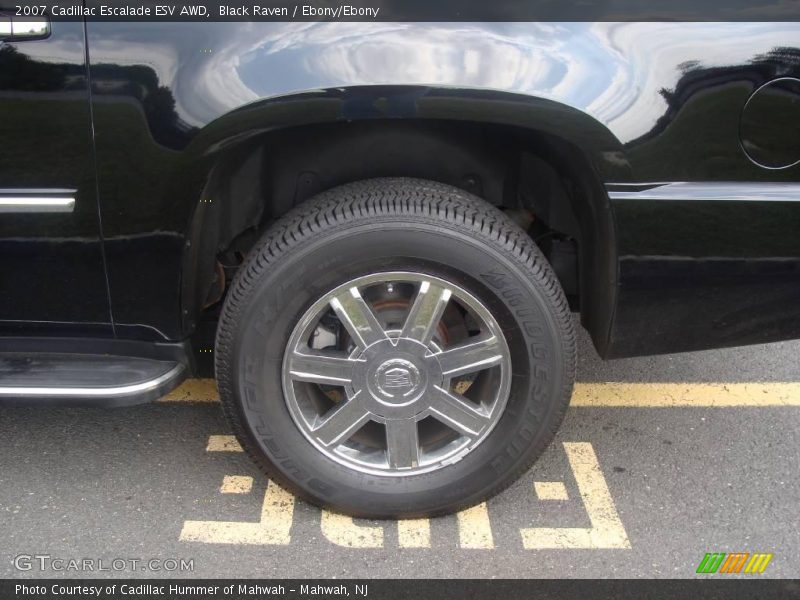 Black Raven / Ebony/Ebony 2007 Cadillac Escalade ESV AWD