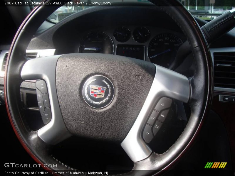 Black Raven / Ebony/Ebony 2007 Cadillac Escalade ESV AWD