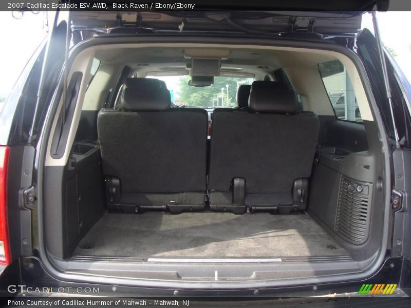 Black Raven / Ebony/Ebony 2007 Cadillac Escalade ESV AWD