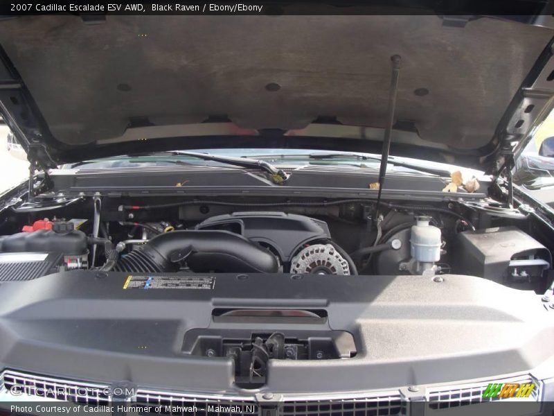 Black Raven / Ebony/Ebony 2007 Cadillac Escalade ESV AWD