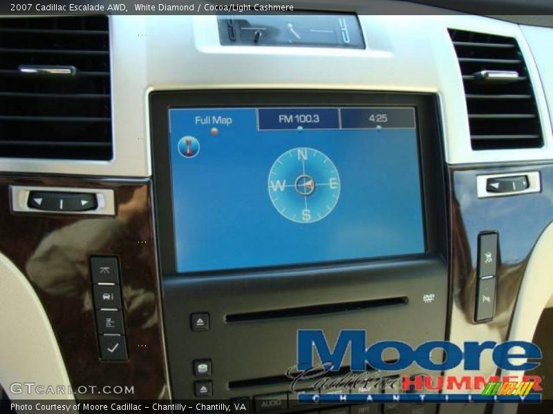 White Diamond / Cocoa/Light Cashmere 2007 Cadillac Escalade AWD