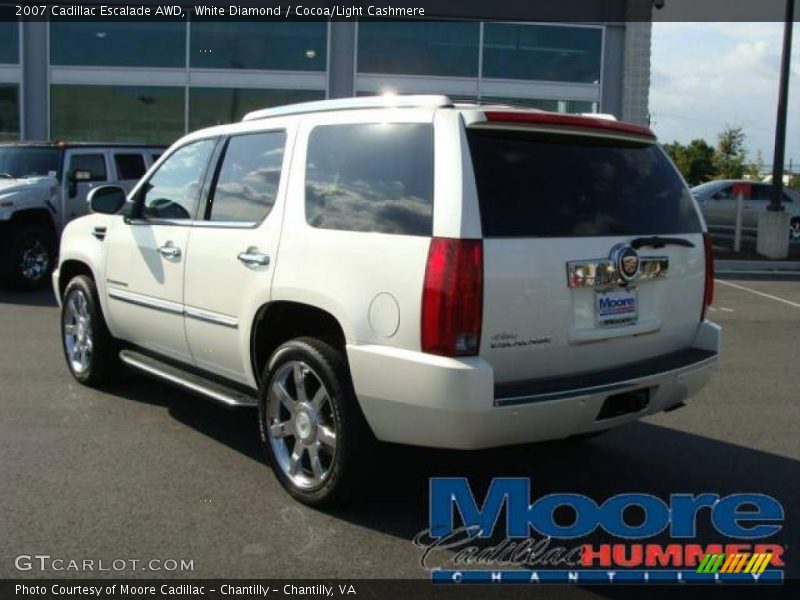White Diamond / Cocoa/Light Cashmere 2007 Cadillac Escalade AWD