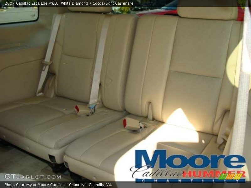 White Diamond / Cocoa/Light Cashmere 2007 Cadillac Escalade AWD