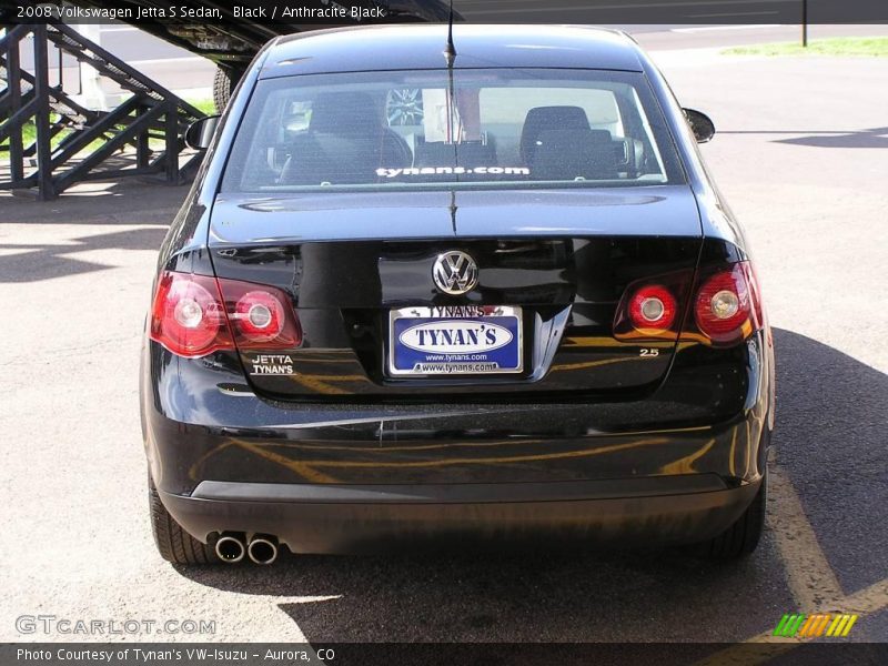 Black / Anthracite Black 2008 Volkswagen Jetta S Sedan